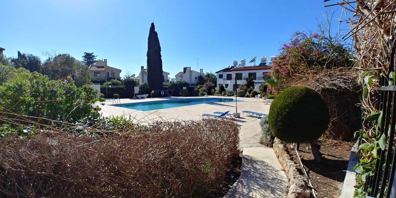 'Chez Antoine' Pool-View 5Min From Sea Apartment Paphos Exterior foto